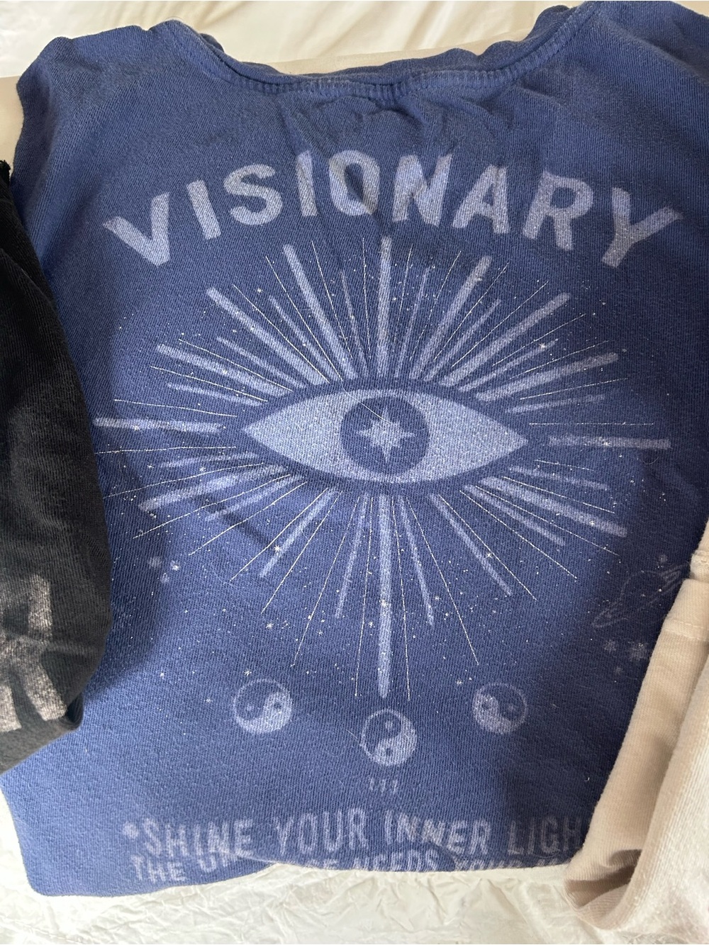 FIVE Spiritual Gangster Graphic Crop, Cut-off Tank Tops. Workout, 4-med, 1-larg - Picture 2 of 12